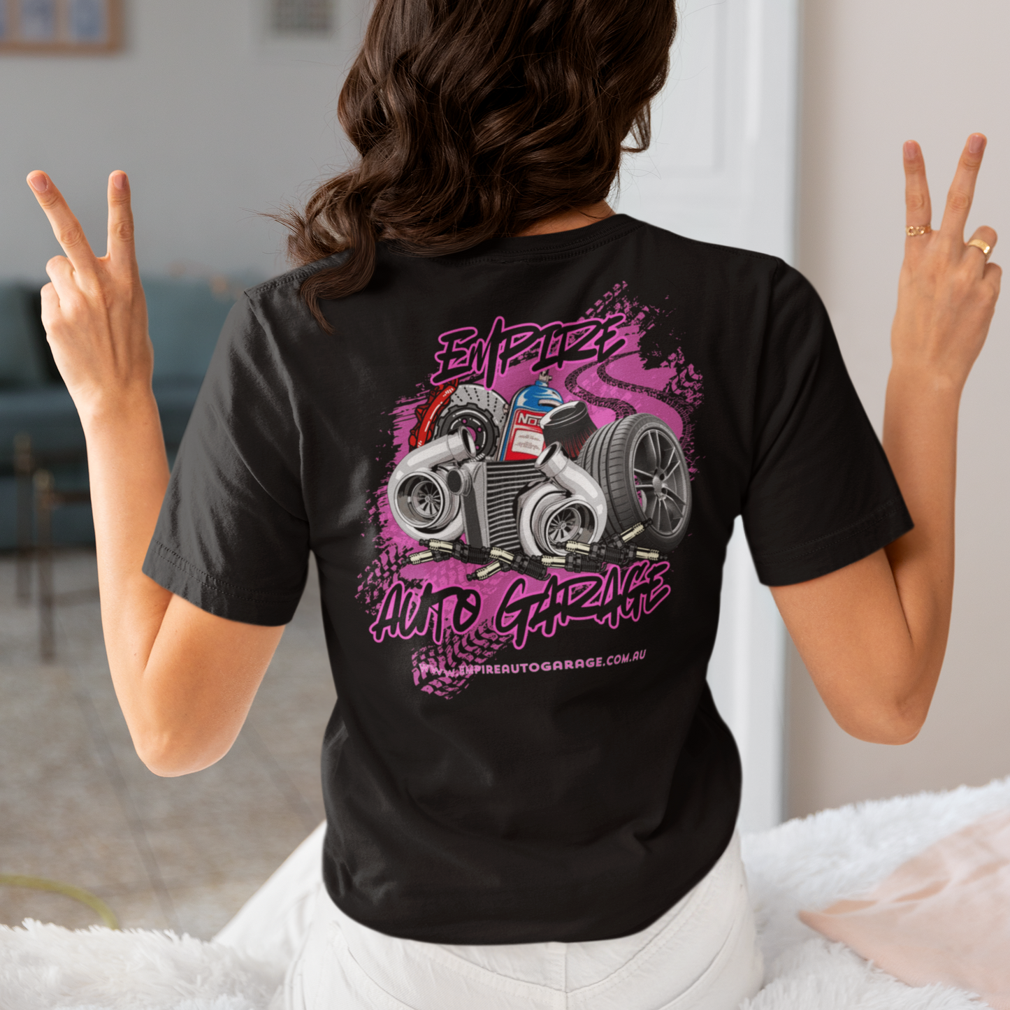 Reppin the Pire Tee - Pink Bits!