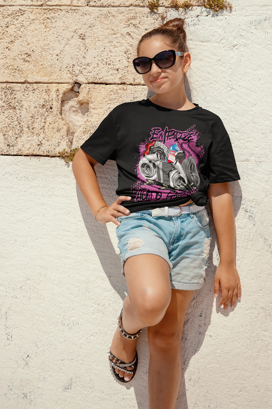 Kids Empire Tee- Pink Bits!